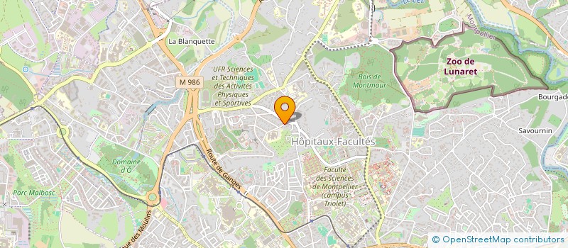 localisation de l'entreprise I2M à MONTPELLIER