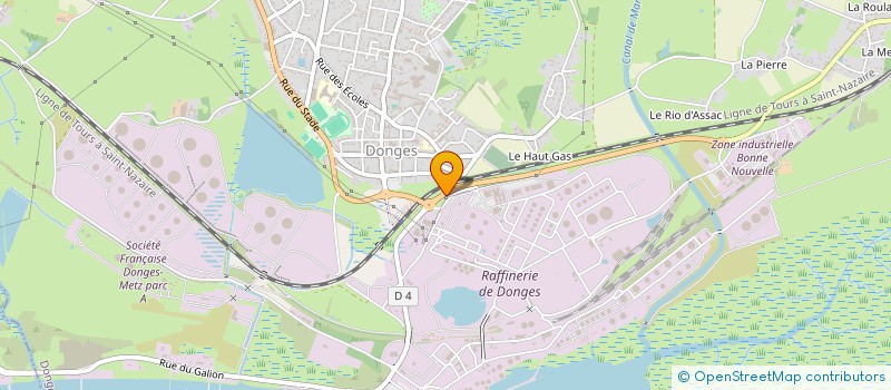 localisation de l'entreprise I2M  DONGES