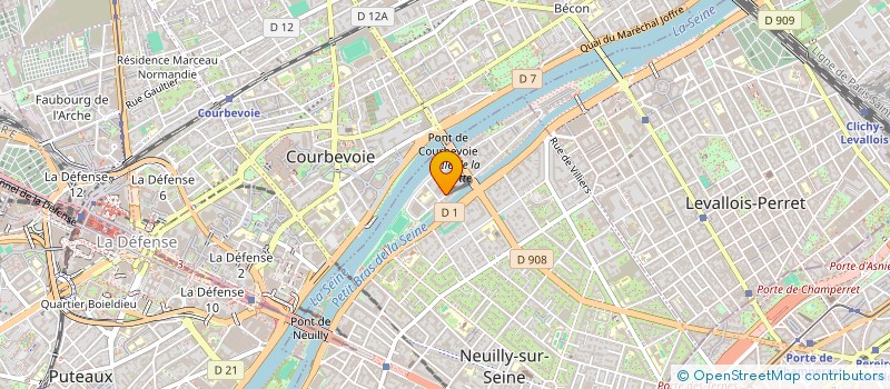localisation de l'entreprise I2M ENERGY  NEUILLY-SUR-SEINE