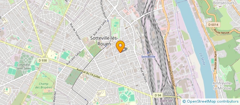 localisation de l'entreprise I2M-PRO à SOTTEVILLE-LES-ROUEN
