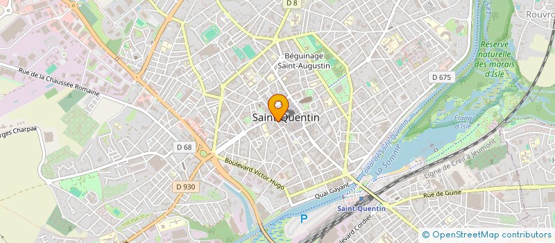 localisation de l'entreprise I2ME à SAINT-QUENTIN