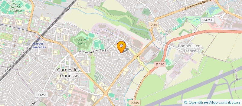 localisation de l'entreprise I2S BATIMENT  GARGES-LES-GONESSE