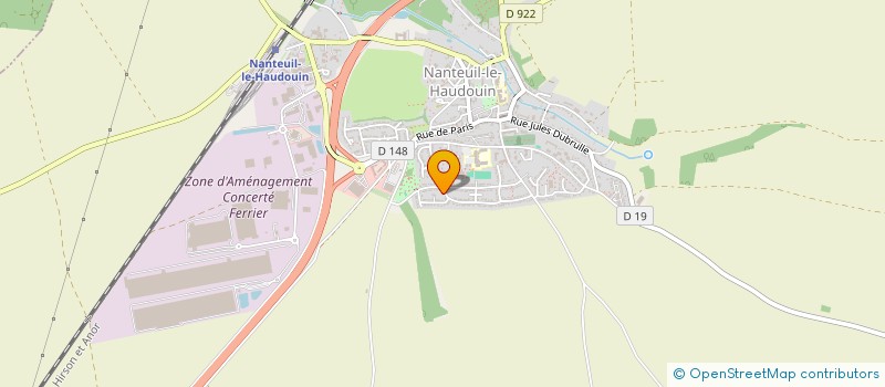 localisation de l'entreprise I2S CARS  NANTEUIL-LE-HAUDOUIN