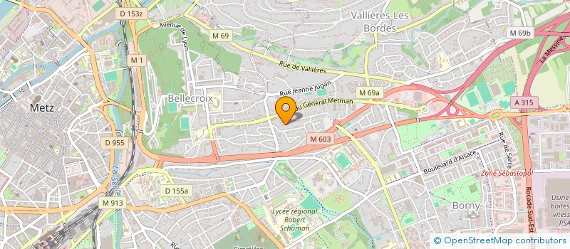 localisation de l'entreprise I2S-FORMATION  METZ