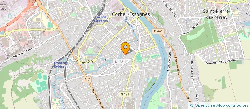 localisation de l'entreprise I2S INVEST à CORBEIL-ESSONNES