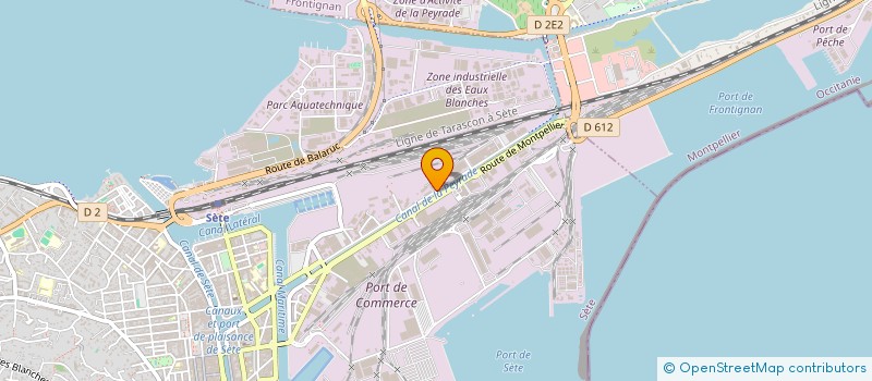 localisation de l'entreprise I2S SECURITE PRIVEE à SETE