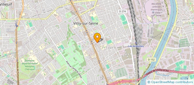 localisation de l'entreprise I2Y  VITRY-SUR-SEINE