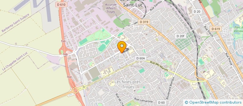 localisation de l'entreprise I3 à LA CHAPELLE-SAINT-LUC
