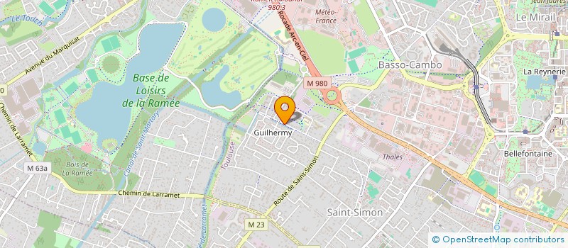 localisation de l'entreprise I3A  TOULOUSE