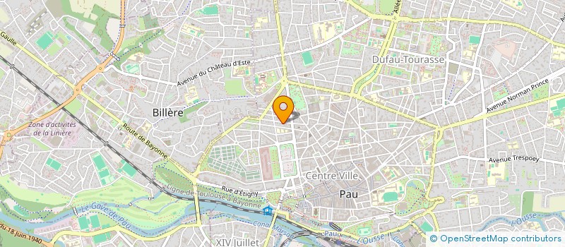 localisation de l'entreprise I3B à PAU