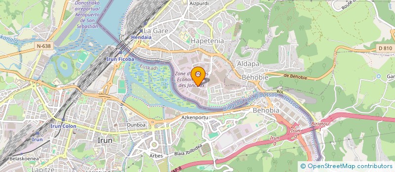 localisation de l'entreprise I3D SERVICE à HENDAYE