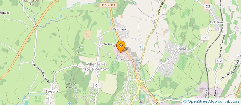 localisation de l'entreprise I3F  LONS-LE-SAUNIER