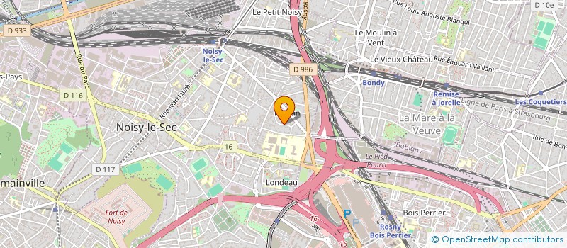 localisation de l'entreprise I3L à NOISY-LE-SEC