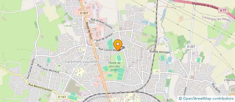 localisation de l'entreprise I3M 27  VARENNES-VAUZELLES