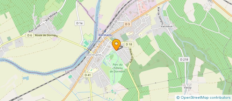 localisation de l'entreprise I3M  COURTHIEZY