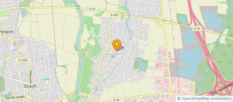 localisation de l'entreprise I4 - INGENIERIE à SAUSHEIM