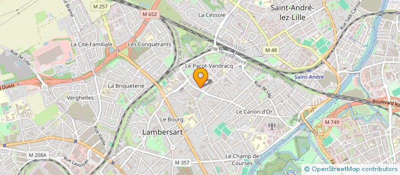 localisation de l'entreprise IA COURTAGE & CONSEIL  LAMBERSART