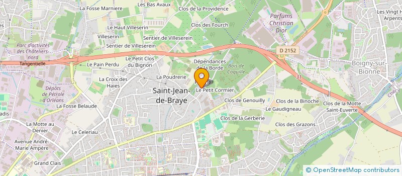 localisation de l'entreprise IA EFA à SAINT-JEAN-DE-BRAYE