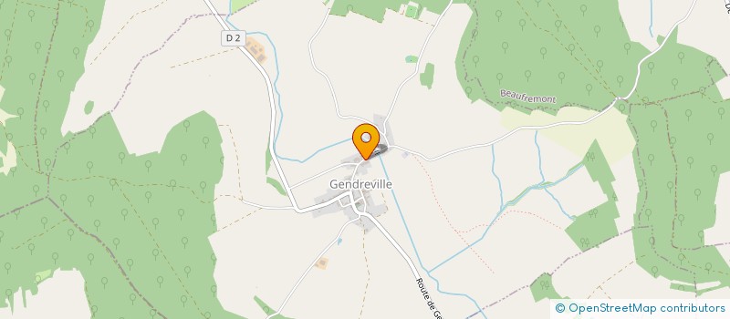 localisation de l'entreprise IA ET WEB  GENDREVILLE