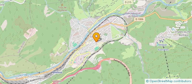 localisation de l'entreprise IA GROUPE  MODANE