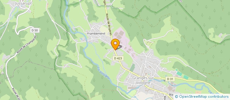 localisation de l'entreprise IA HOLDING  GRANGES-AUMONTZEY