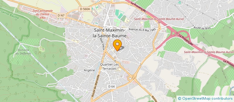 localisation de l'entreprise IA IMMO à SAINT-MAXIMIN-LA-SAINTE-BAUME