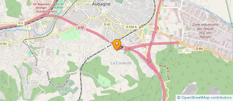localisation de l'entreprise IA'MES à AUBAGNE