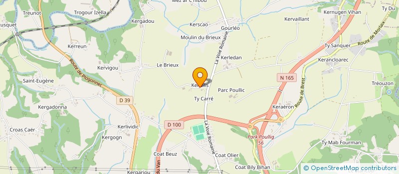 localisation de l'entreprise IA ORA NA à QUIMPER