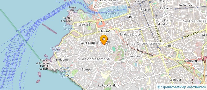 localisation de l'entreprise IA PATRIMOINE  MARSEILLE