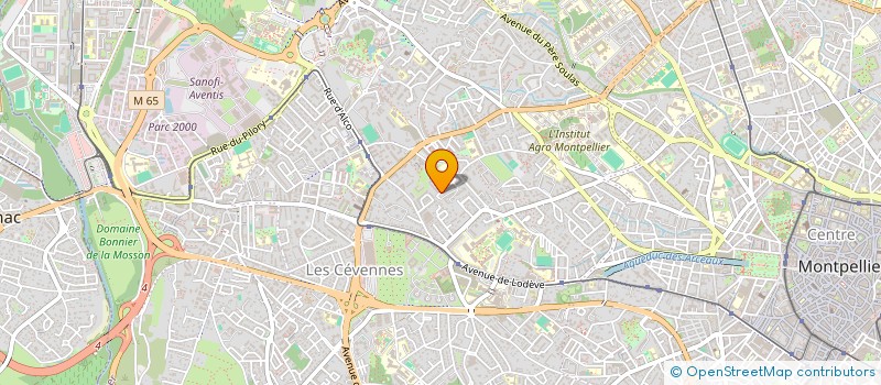 localisation de l'entreprise IA POUR LA SECURITE GLOBALE à MONTPELLIER