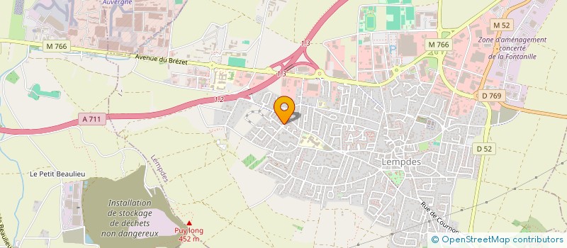 localisation de l'entreprise IA POUR TOUS  LEMPDES