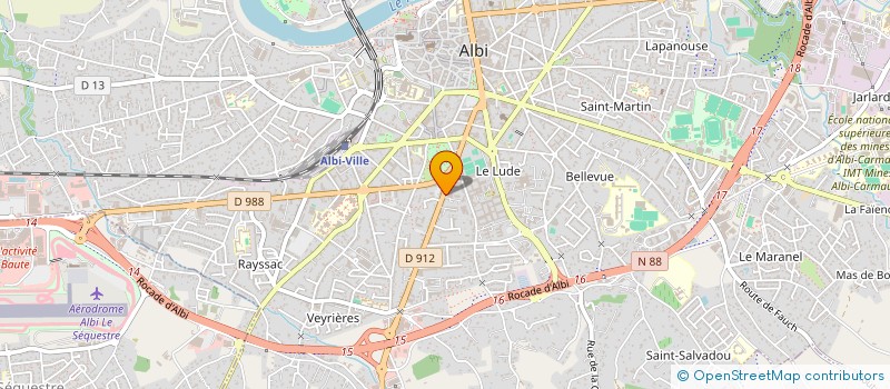 localisation de l'entreprise IA PRO ACADEMY à ALBI