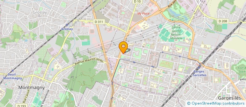 localisation de l'entreprise IA RENOVATION  SARCELLES