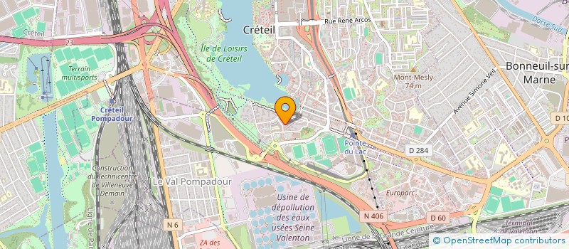 localisation de l'entreprise IA RENT CARS  CRETEIL