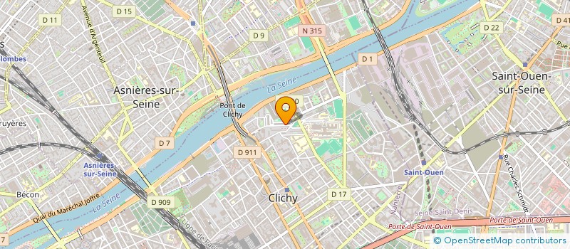 localisation de l'entreprise IA SOLUTIONS à CLICHY