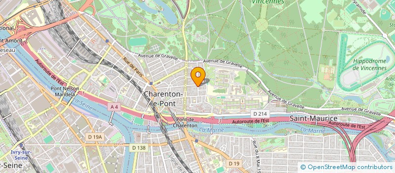 localisation de l'entreprise IA2N COMMUNICATION à SAINT-MAURICE