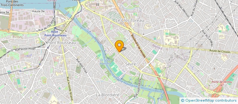 localisation de l'entreprise IA3S à NANTES