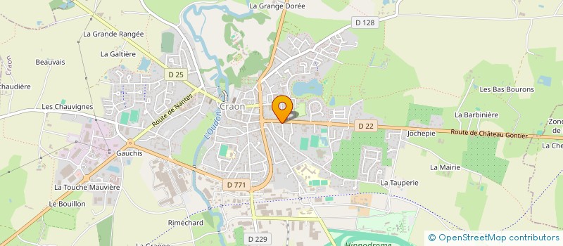 localisation de l'entreprise IAA  CRAON