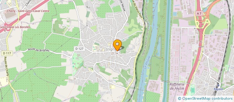 localisation de l'entreprise IAC à IRIGNY
