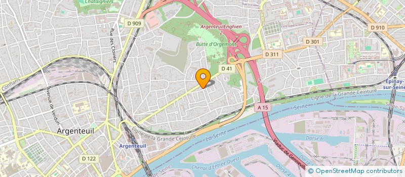 localisation de l'entreprise IAC-SERVICES  ARGENTEUIL