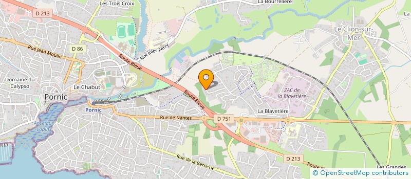 localisation de l'entreprise IACA  PORNIC