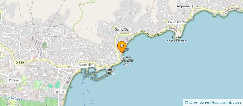 localisation de l'entreprise IACOBAM à LE LAVANDOU