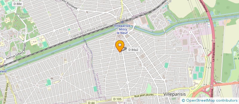 localisation de l'entreprise IACOBAT à VILLEPARISIS
