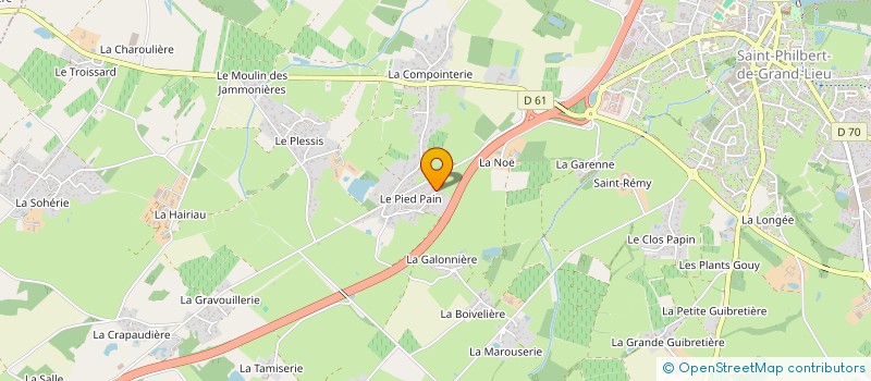 localisation de l'entreprise IACONO à SAINT-PHILBERT-DE-GRAND-LIEU