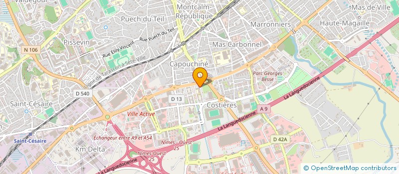 localisation de l'entreprise IACONO INVEST  NIMES