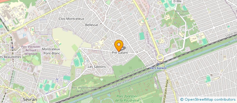 localisation de l'entreprise IAD ELEC à VILLEPINTE
