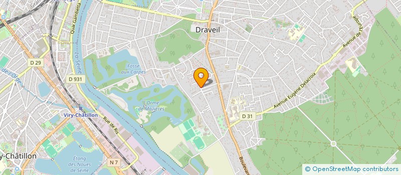 localisation de l'entreprise IAD TRANS à DRAVEIL