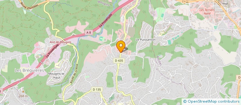 localisation de l'entreprise IADAPTIME à VALLAURIS