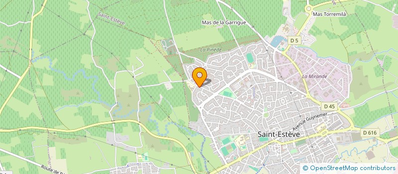 localisation de l'entreprise IADE 66  SAINT-ESTEVE