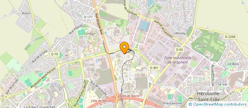 localisation de l'entreprise IAE CAEN SPORTS à CAEN